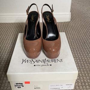 YSL nude sling Sz 40